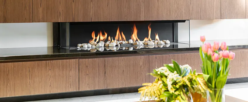 Double-height Fireplace Design Refurbishment in Parlier, California