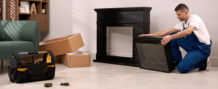 Old Rusted Metal Fireplace Repair And Replacement in Parlier, CA